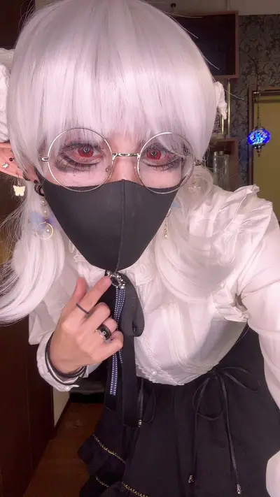 人外メイク好きだけど時間かかるのよね・・・・でも好き ハロウィンにまたやろう